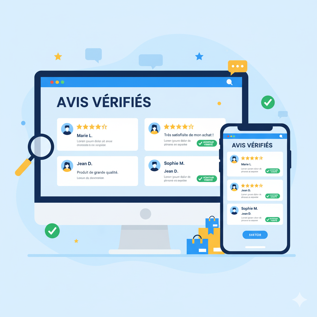 Avis vérifiés site e-commerce