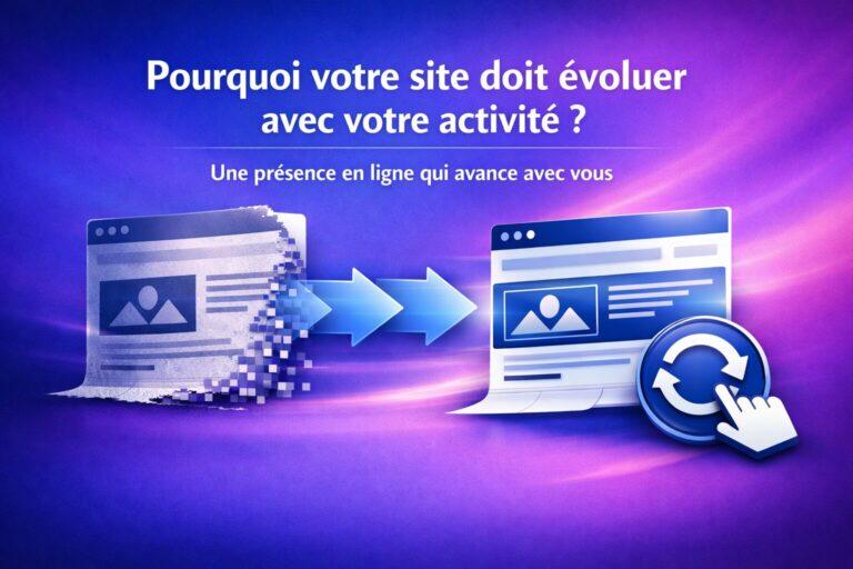 Votre site doit évoluer avec votre activité