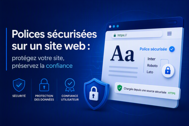 Les polices sécurisées pour un site web