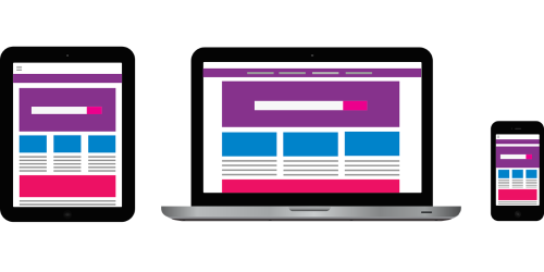 Menu de navigation d'un site web