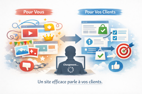 site pour les clients