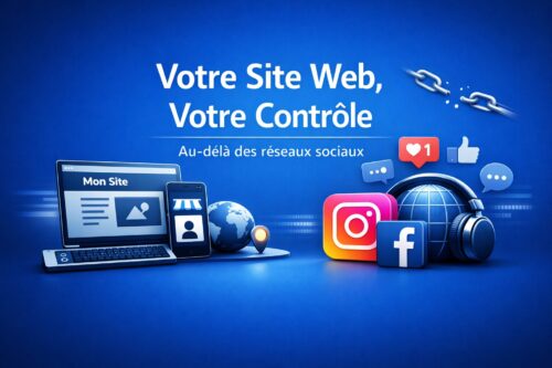 Un site vitrine reste indispensable avec des réseaux sociaux